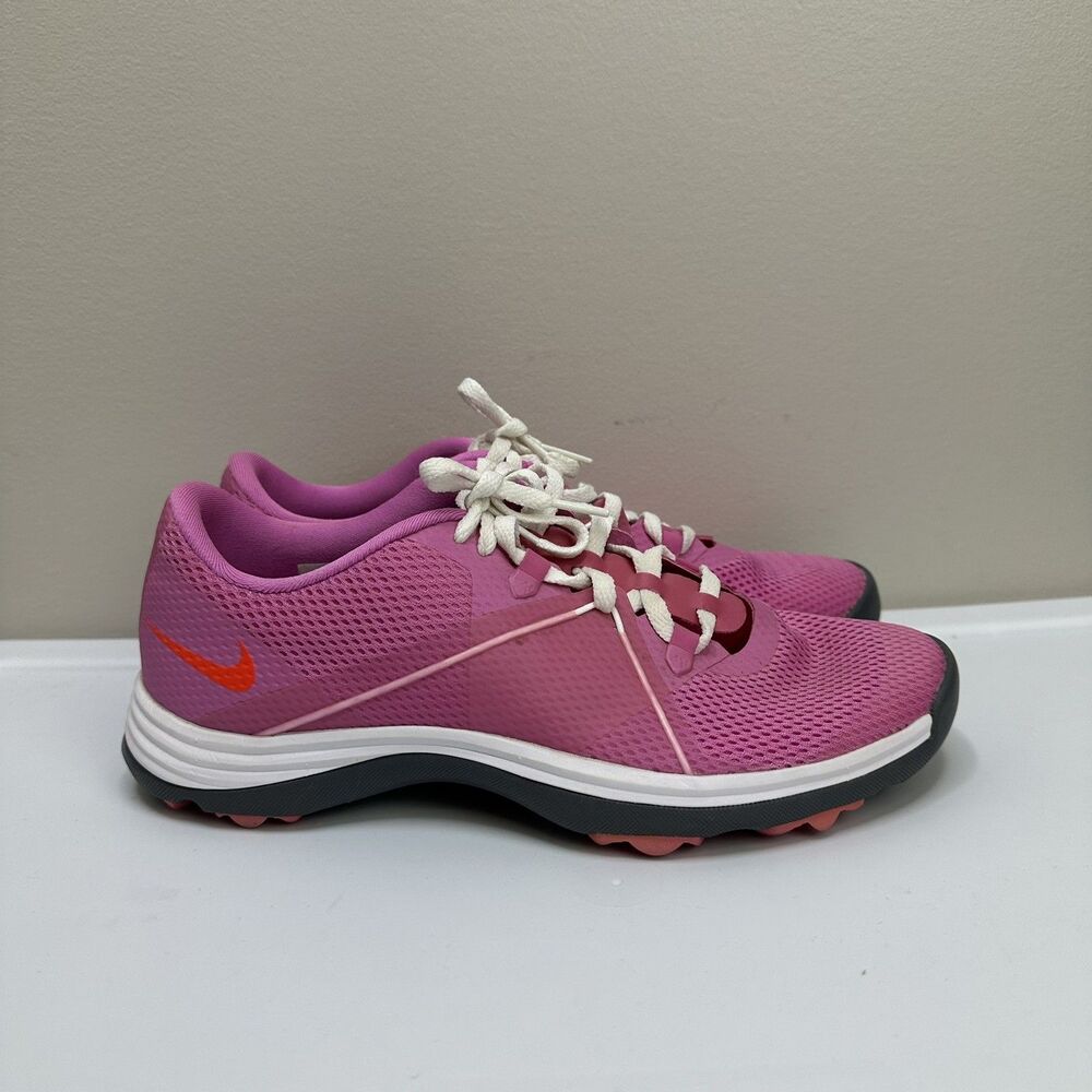 Nike Golf Lunar Summer Lite II Women Size 7 Pink Spikeless Lunarlon Performance